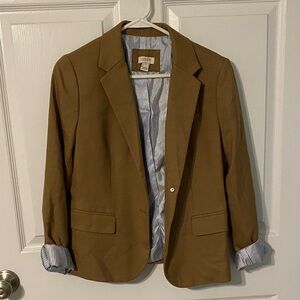 J. Crew Camel Blazer Size 6